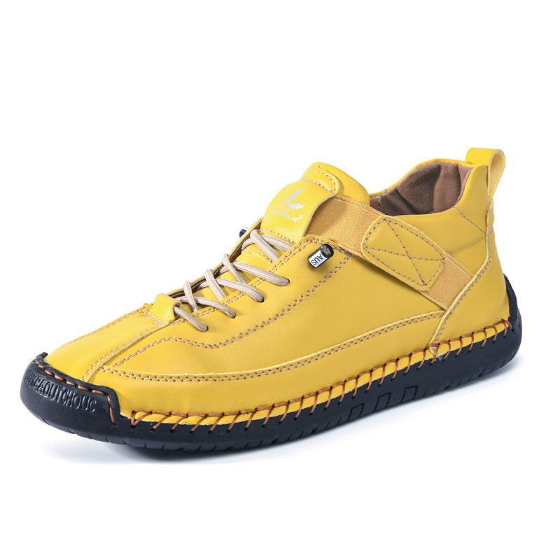 Same Olive Green Outdoor All-match Casual Shoes Yellow