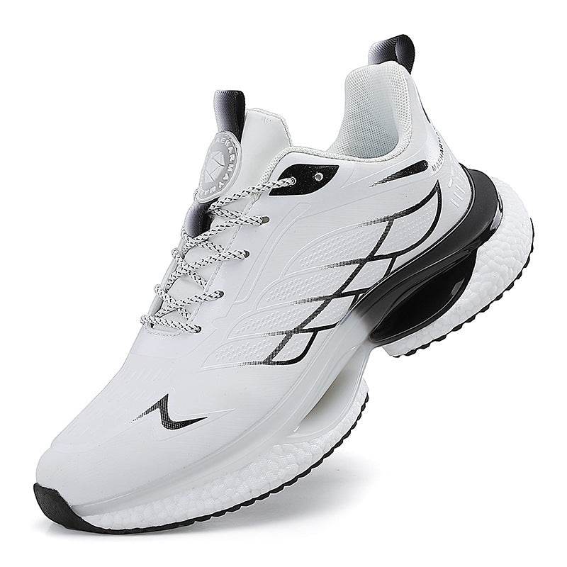 Sneaker PU Leather Composite Bottom Casual And Lightweight Running Shoes White Leather Surface