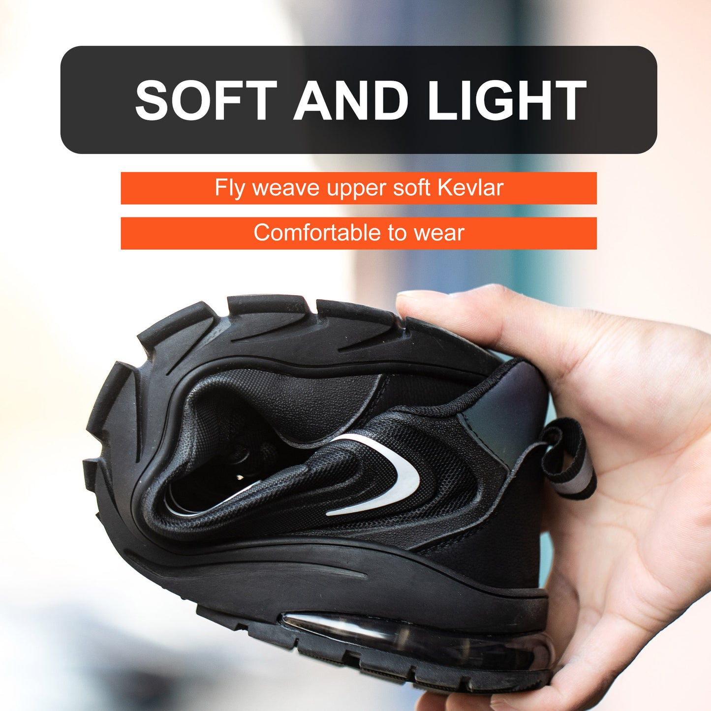 Anti-smashing And Anti-stab Safety Shoes Men's Breathable