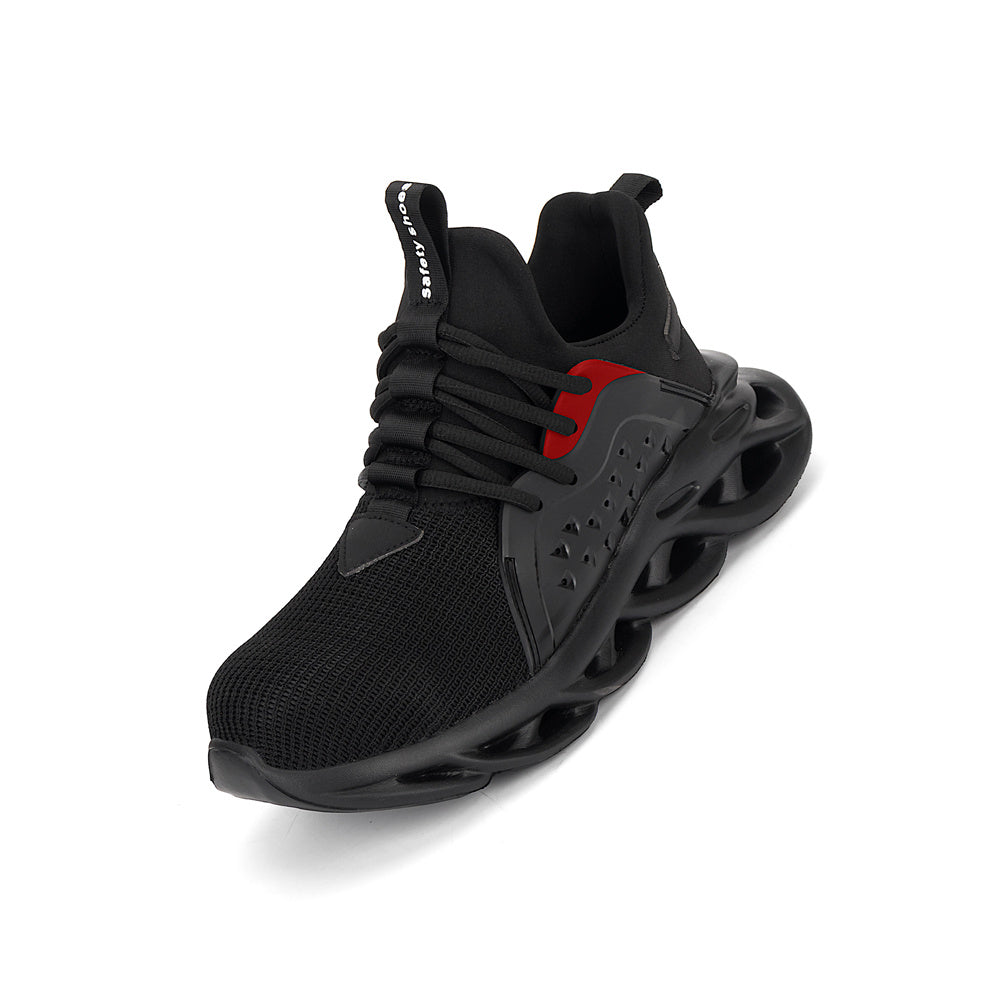 Indestructible Work Shoes Sneakers Men Anti-puncture Safety Shoes Black