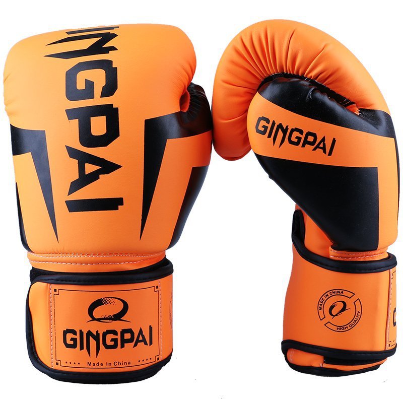 Boxing gloves fight fighting professional boxing gloves Orange