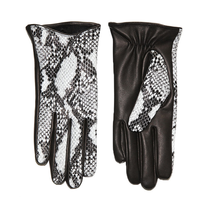 Imported Lambskin Gloves White