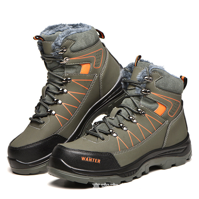 Breathable Flying Woven Safety Shoes, Anti-Smashing And Anti-Piercing Safety Shoes Green