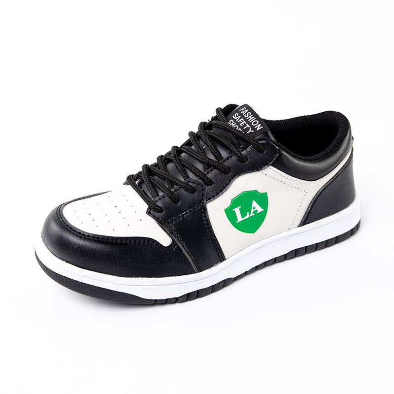 Anti-Smash And Anti-Stab Rubber-Soled Safety Shoes White A