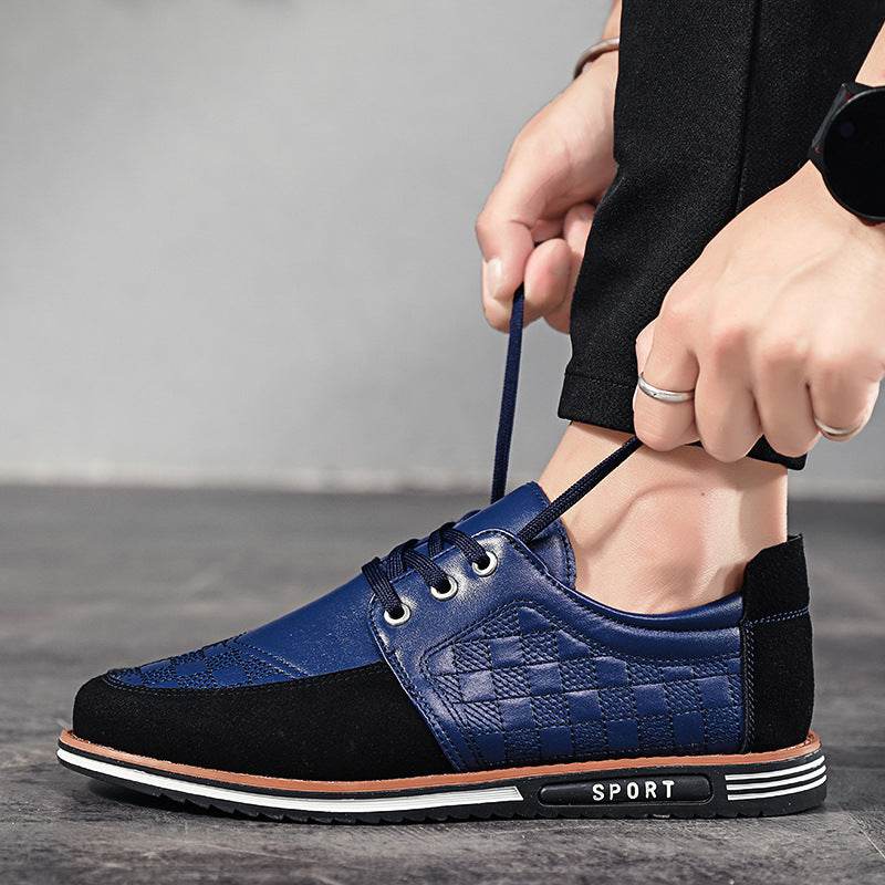 Personalized Lace-up Flat Shoes Handmade Leather Shoes