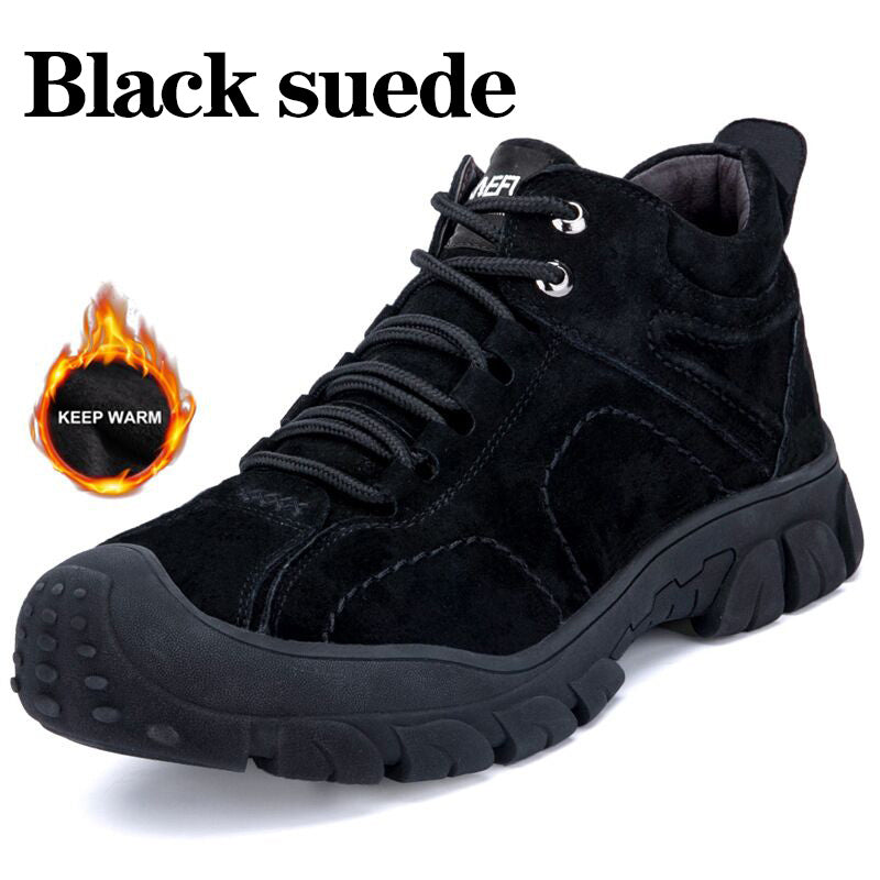 Safety Shoes, Steel Toe, Smash-Proof, Puncture-Proof And Waterproof Work Safety Boots A