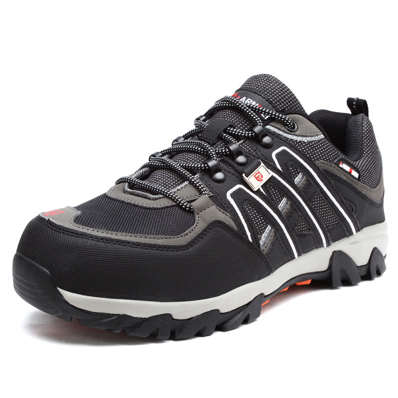 Men's Safety Shoes With Steel Toe Cap Gray black