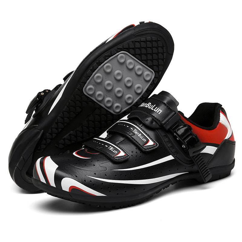 Outdoor Non-lock Cycling Shoes, Rubber Sole Men And Women Couple All-terrain Cycling Shoes No lock black