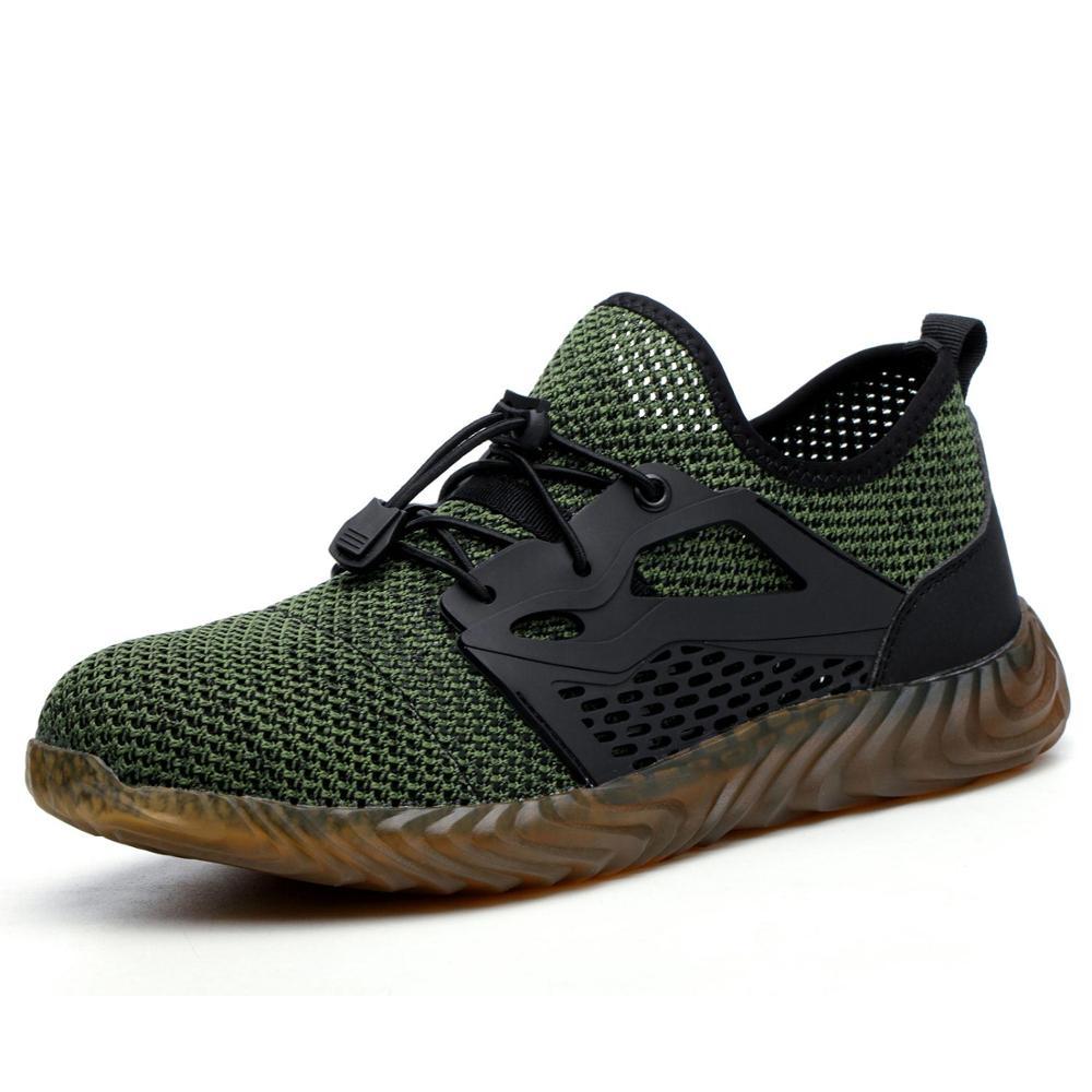 Anti-Piercing Electrician Insulation Safety Shoes Green