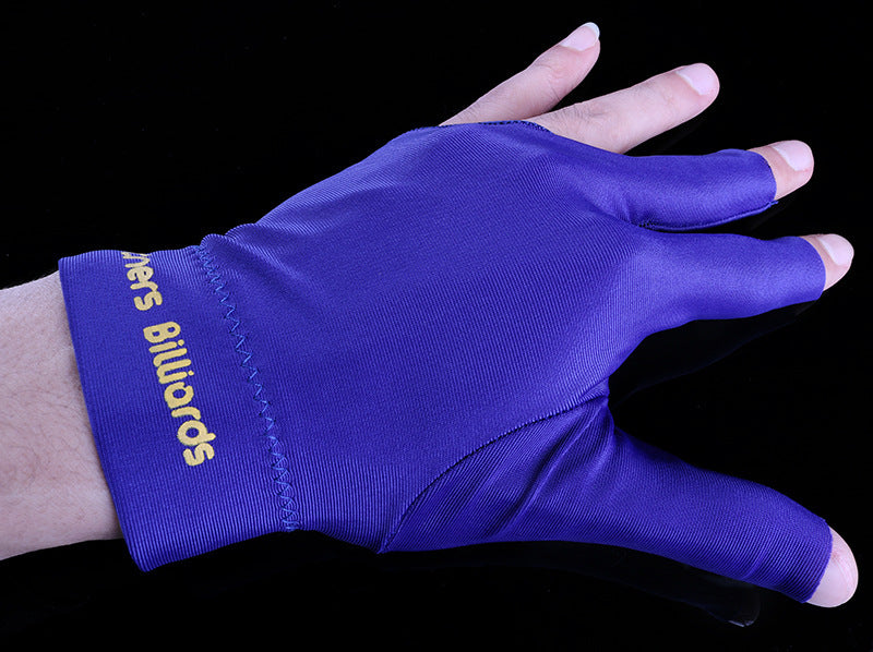 Refined Gloves Billiards Gloves Billiards Three Finger Gloves Blue