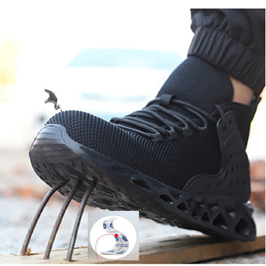 Four Seasons Safety Shoes Steel Toe Anti-smash And Anti-stab Work Shoes