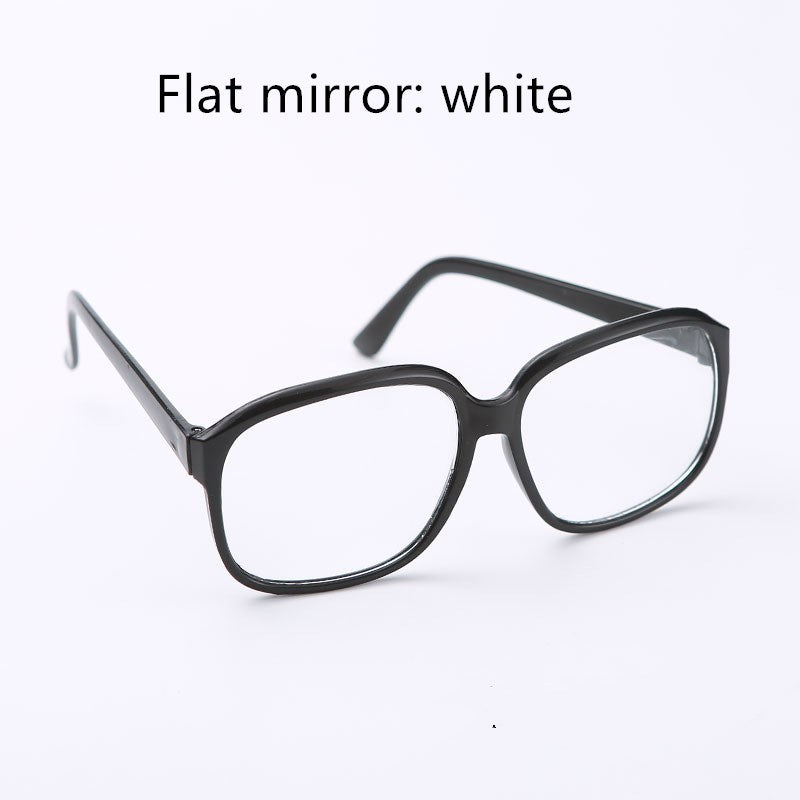 Men's protective glasses flat glasses White Flat mirror
