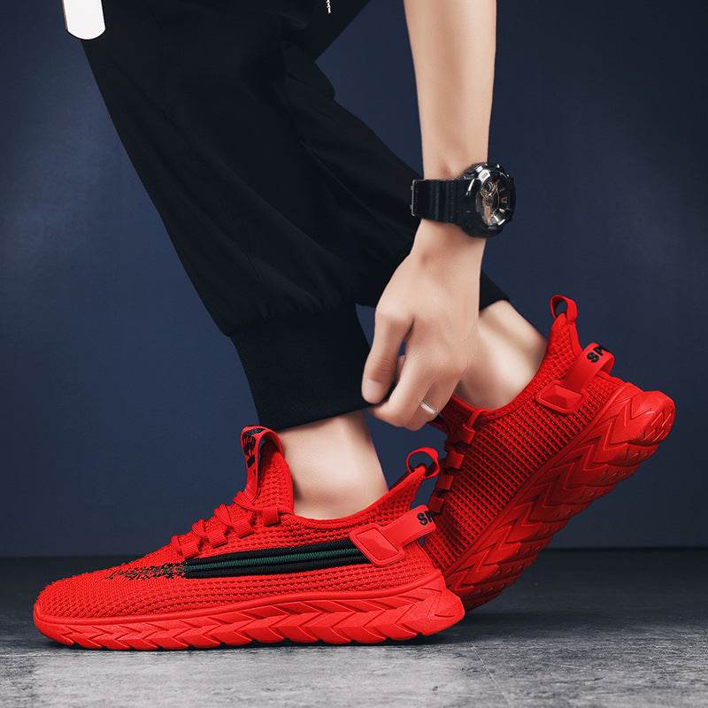 Summer Breathable Men's Sneaker Red