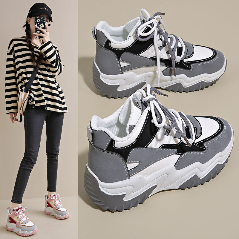 New Breathable High Top Sneakers Children