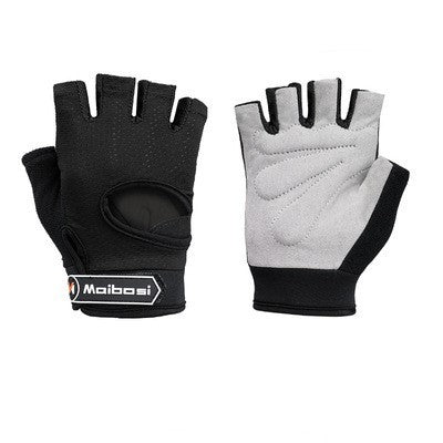 Weightlifting gloves breathable Body black grey