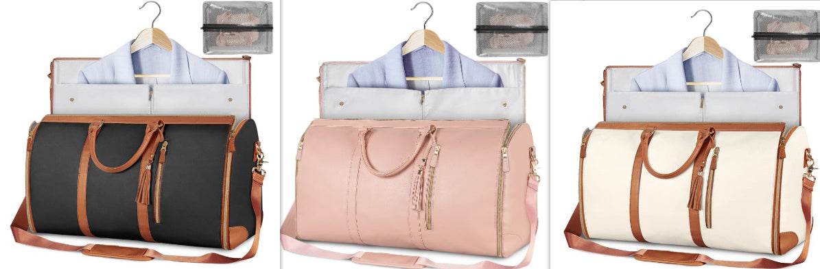 Large Capacity Travel Duffle Bag Women's Handbag Folding Suit Bag Waterproof Clothes Totes Set17