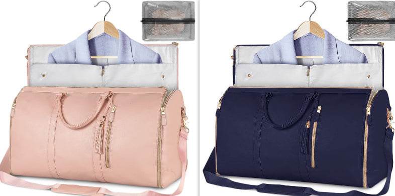 Large Capacity Travel Duffle Bag Women's Handbag Folding Suit Bag Waterproof Clothes Totes Set3