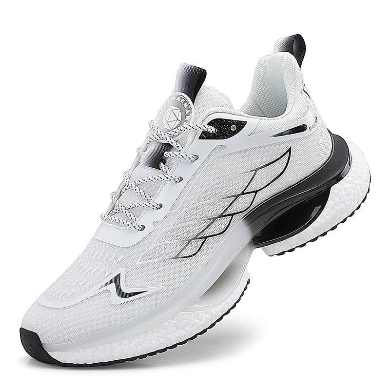 Sneaker PU Leather Composite Bottom Casual And Lightweight Running Shoes White Mesh