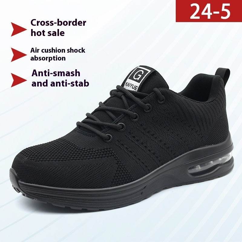 Men's Protective Shoes With Anti Smashing And Anti Piercing Steel Toe Caps 245Style