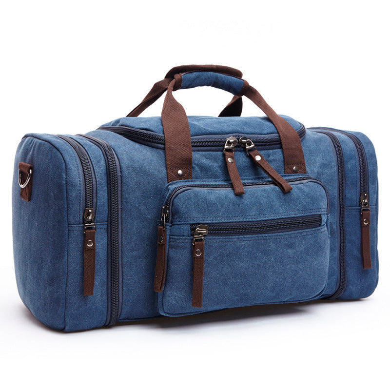 Canvas travel bag Blue