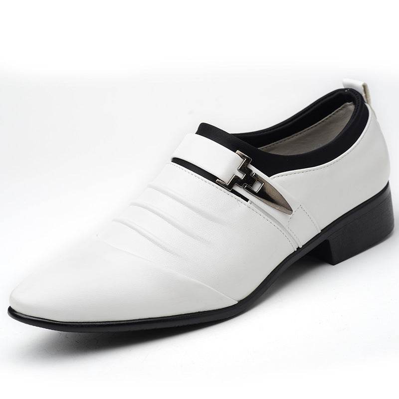 new winter shoes business casual shoes British fashion pointed shoes 4647 large yards White