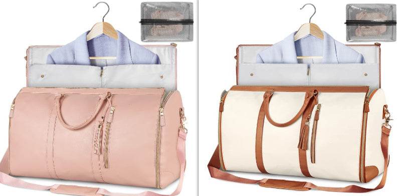Large Capacity Travel Duffle Bag Women's Handbag Folding Suit Bag Waterproof Clothes Totes Set4