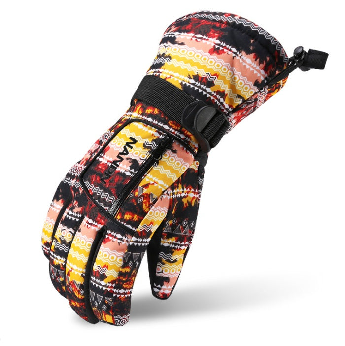 Ski gloves Orange