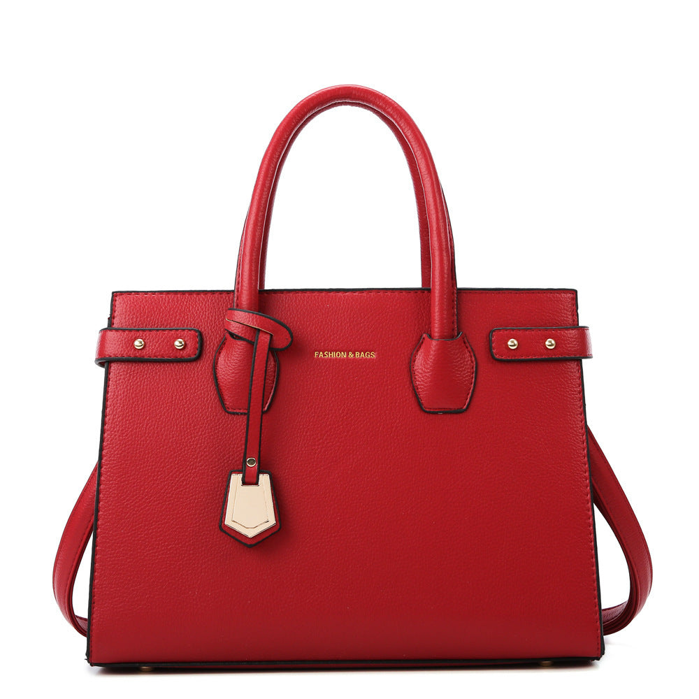 One-shoulder Crossbody Match Sets Mother And Child Bag Red Single Bag