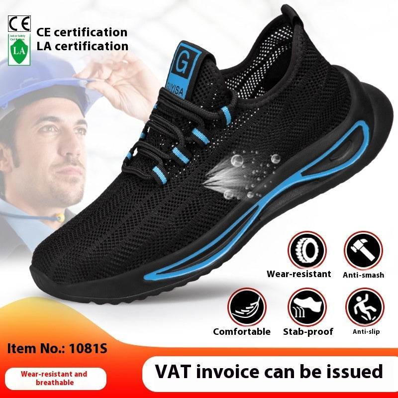 Steel Toe Shoes With Soft Soles Anti-smash And Anti-puncture LB1081S wearresistant summer