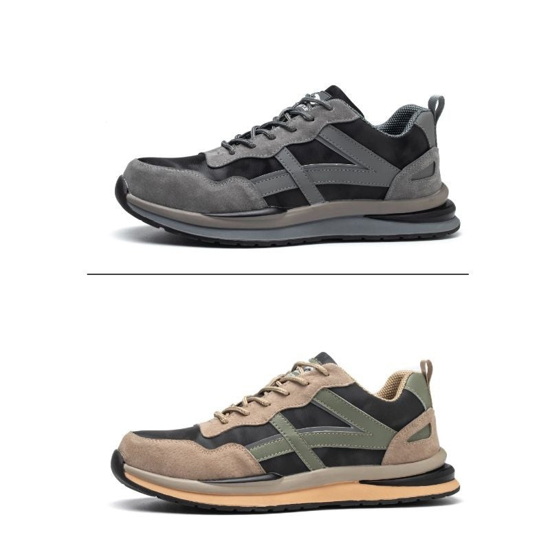 New Breathable Comfortable Safety Shoes Mesh Flying Woven Anti-smashing And Anti-penetration Safety Shoes Safety Shoes Work Shoes