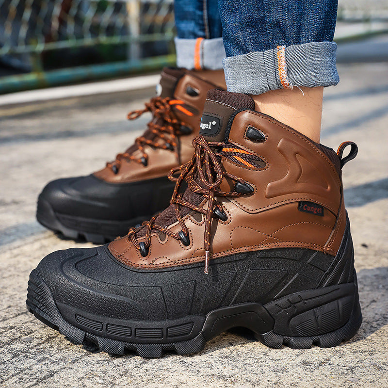 Safety work shoes Brown