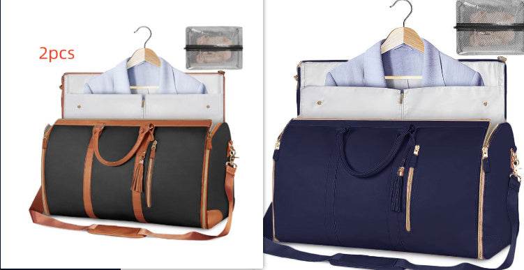 Large Capacity Travel Duffle Bag Women's Handbag Folding Suit Bag Waterproof Clothes Totes Set23