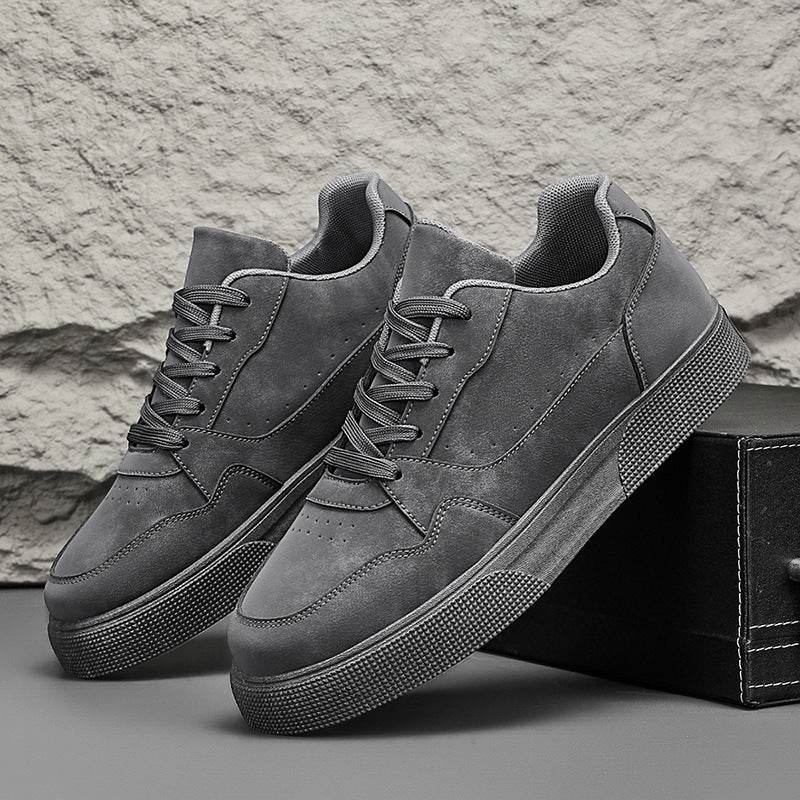 Plus Size Men's Spring And Autumn Casual Sports Skate Shoes Gray