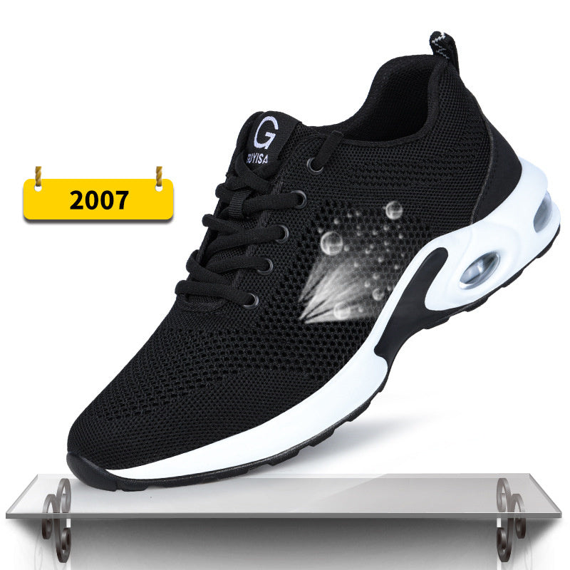 Indestructible Steel Toe Work Shoes Men Sneakers Fashion Air Cushion Safety Shoes C2007
