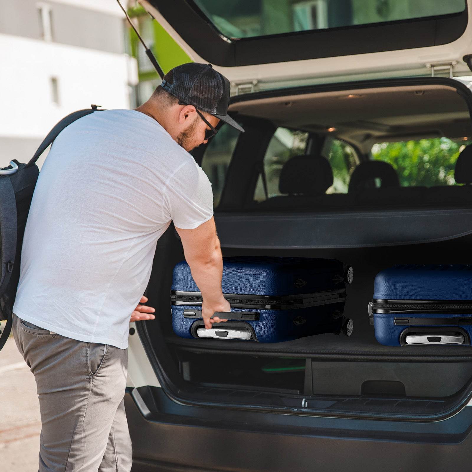 Three In One ABS PC Suitcase 20in 24in 28in Suitcase