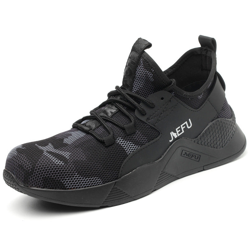 Safety shoes Gray camouflage