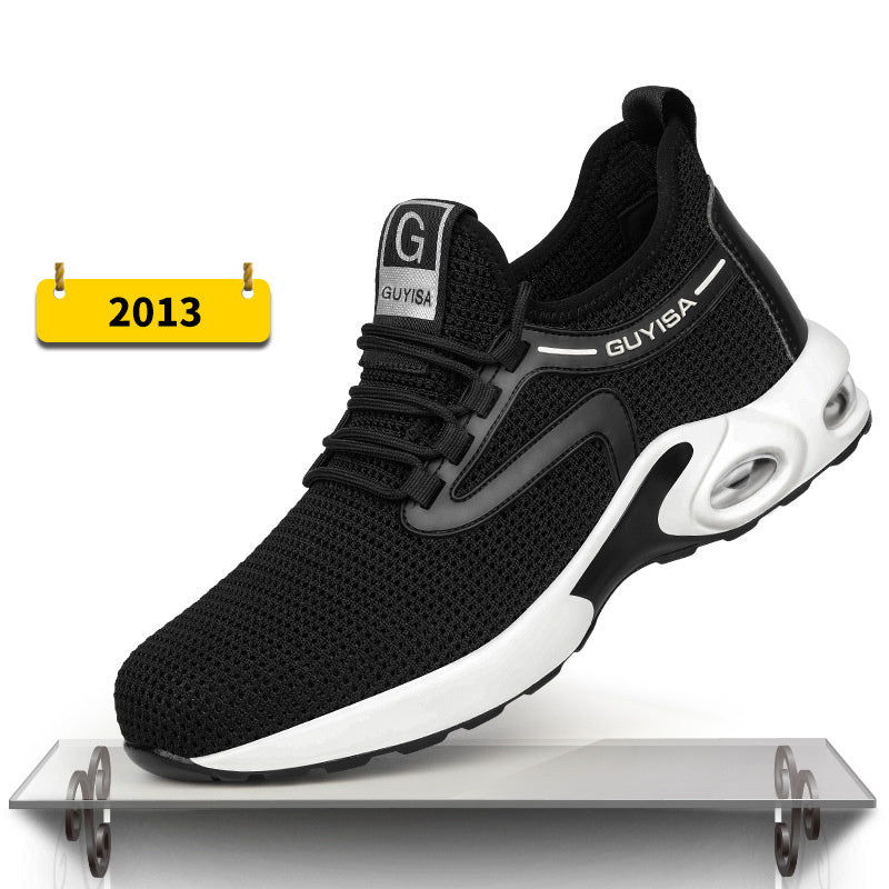 Indestructible Steel Toe Work Shoes Men Sneakers Fashion Air Cushion Safety Shoes C2013