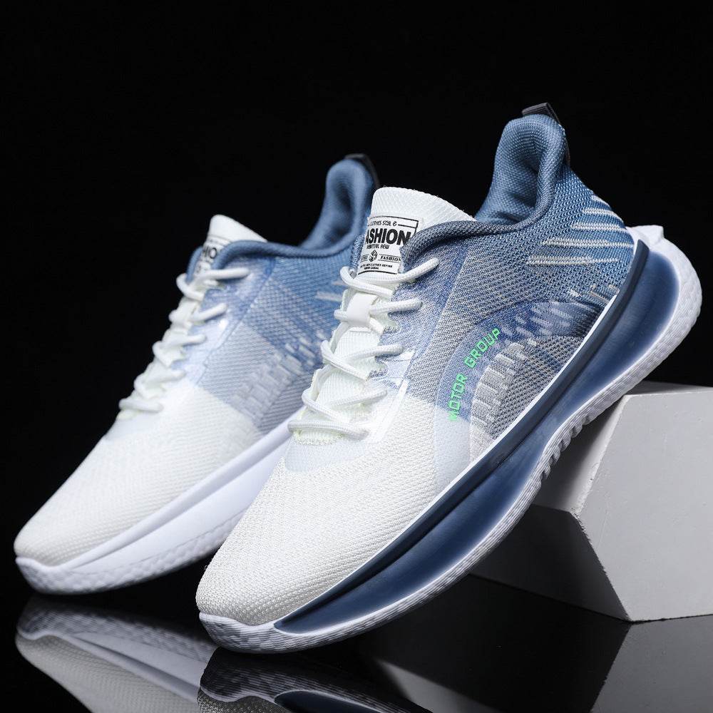 Men Sneakers Non-slip Sports Shoes Outdoor Training Running Shoes White orchid