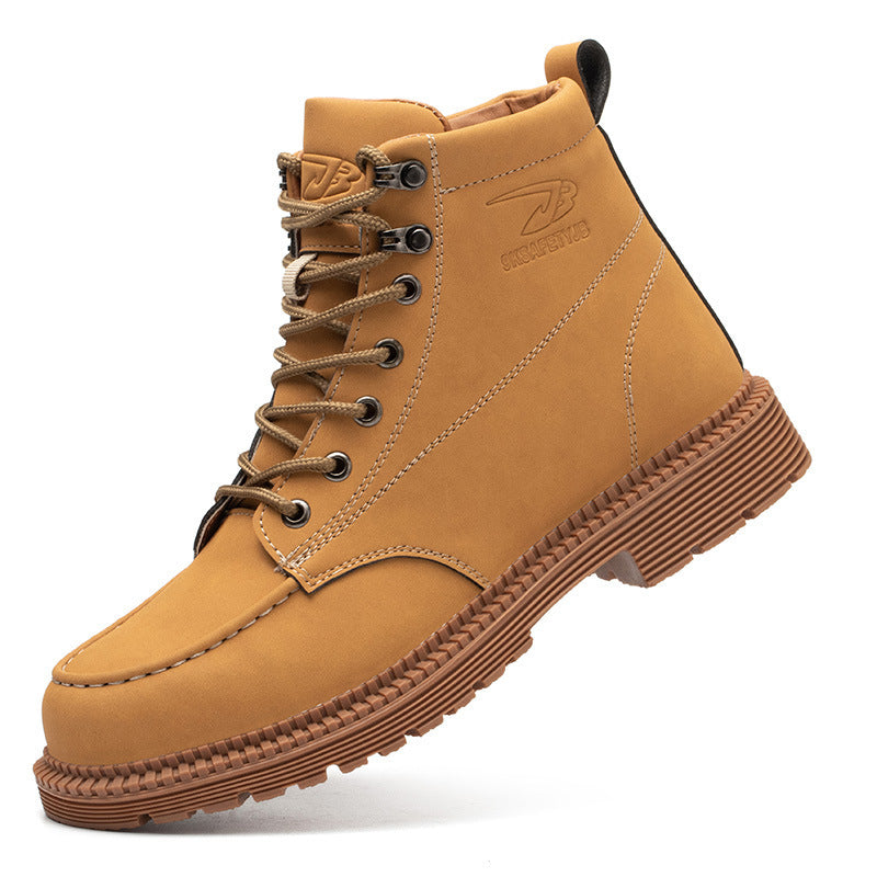Anti-smash And Anti-puncture Safety Shoes Yellow