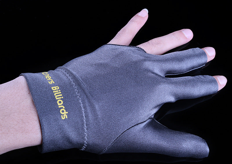 Refined Gloves Billiards Gloves Billiards Three Finger Gloves Grey