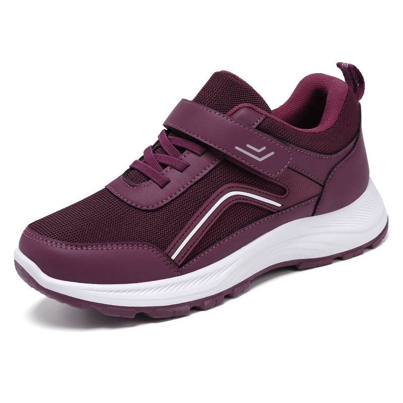 Soft Bottom Comfortable Men And Women Same Style Old Man Sneaker Female GD60 Purple