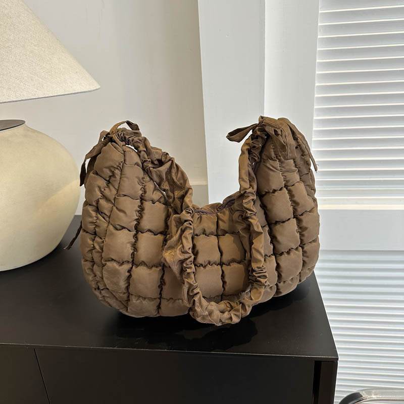 Shoulder Bag Trendy Western Style Crossbody Bag Simple Fashion Brown