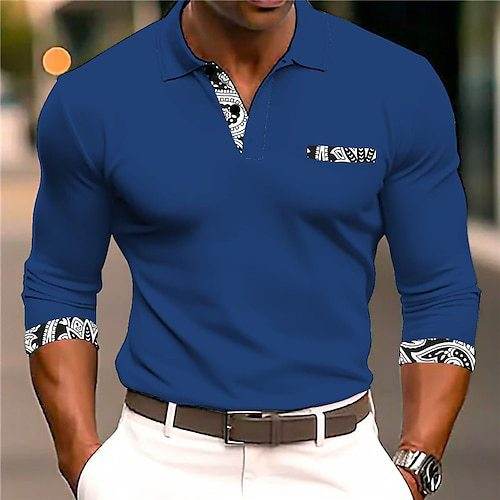 Men's Long Sleeve Button Sweatshirt