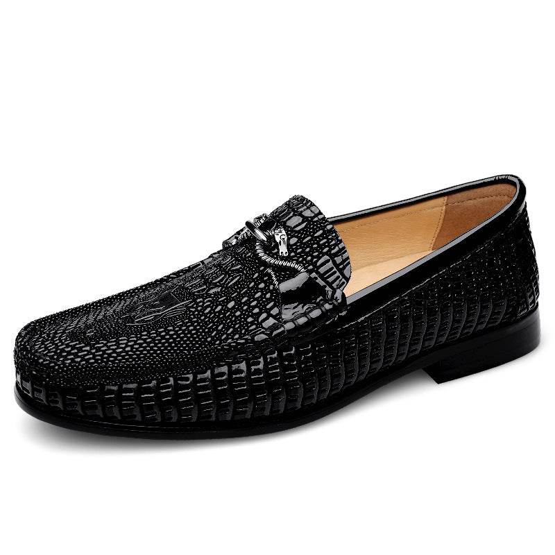 Gommino Men's First Layer Cowhide Soft Bottom Leather Shoes