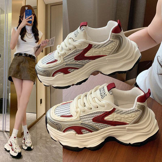 Summer Thin Mesh Breathable Increased Casual Sneaker