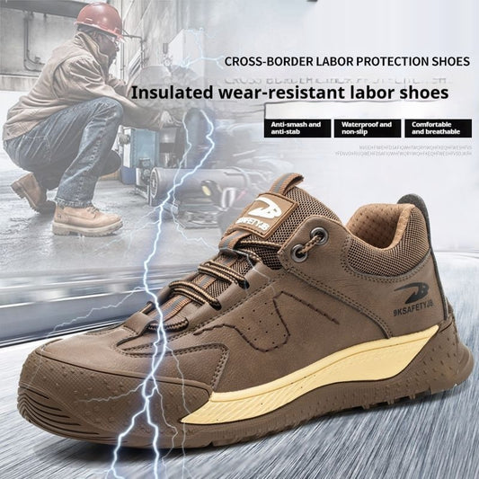Flyknit Safety Comfortable Breathable Work Shoes