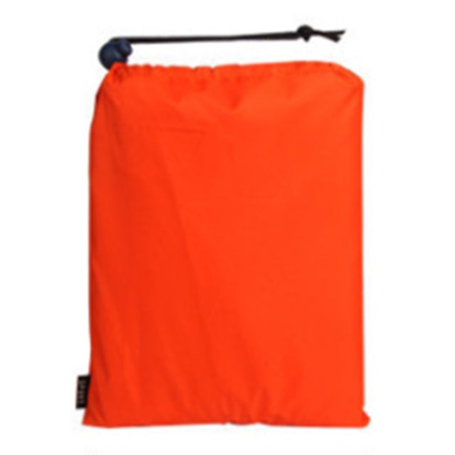 Multifunctional Raincoat Military Waterproof Raincoat Orange S