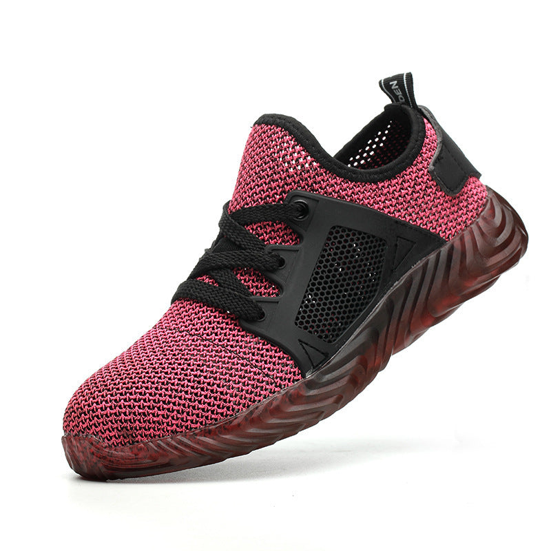 Anti-Piercing Electrician Insulation Safety Shoes Pink