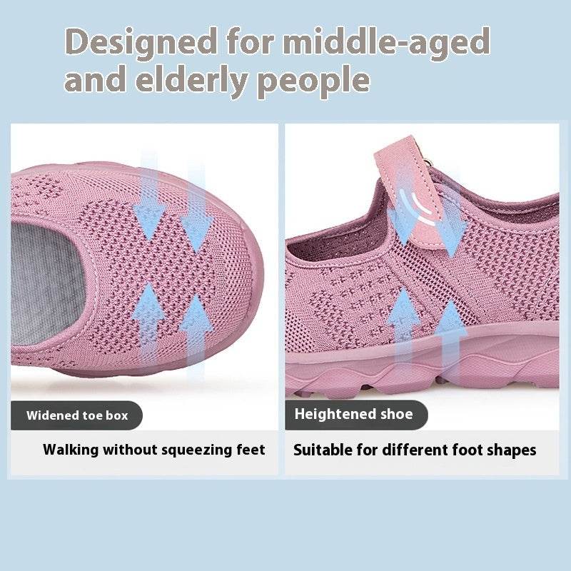 Soft-soled Square-mouth Cloth Shoes For Hallux Valgus