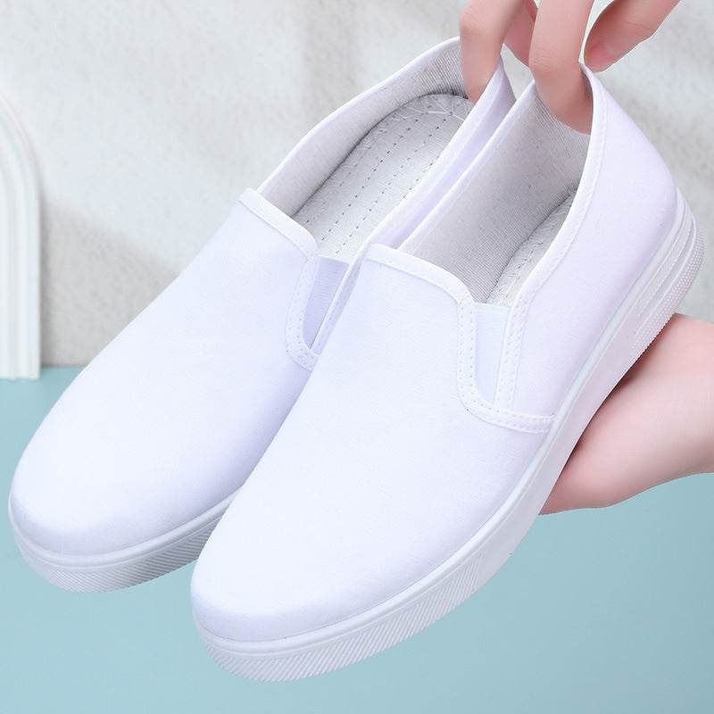 White Work Nurse Shoes Slip-on Non-slip Wear-resistant